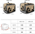 Toaster Cover 2 Slice, Christmas Animal Moose Elk Xmas Tree, Dust-Proof Cover with Pockets for Kitchen Appliance