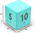 Cube Timer, Pretmess Gravity Flip Kitchen Timer for Time Management and Countdown (Mint)