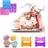 3 Pcs Silicone Molds, Puppy Dog Paw & Bone Shaped 2 in 1, 8-Cavity Baking Pans, Reusable Ice Candy Trays (Pink, Blue,