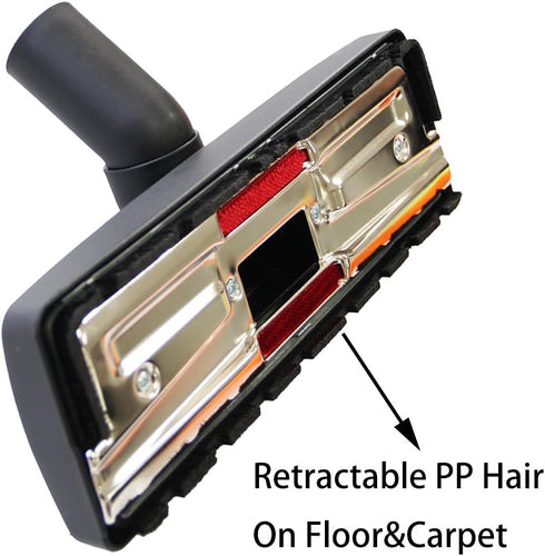 EZ SPARES 1 1/4 inch Universal Vacuum Cleaner Brush Head - 32mm Attachment for Floor and Carpet
