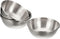 uxcell 4pcs Stainless Steel Sauce Dishes, Metal Serving Bowls for Sauces, Rice, Ice Cream