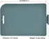 Thick Silicone Double-Sided Cutting Board, Korean Made, 14.3" x 9.7", Foldable Design, Dishwasher Safe, 1PCS (Mint)