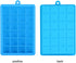 Ice Cube Tray, Silicone Square Ice Trays Easy Release Stackable Mold with Removable Lid, 24 Cavity (2 Pack)