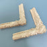 YOKIOU 4PCS 4.7 4.7in (4Corner4.7 4.7in) Decorative Wood Carved Corner Onlay Appliques * for Furniture Door Cabinet *