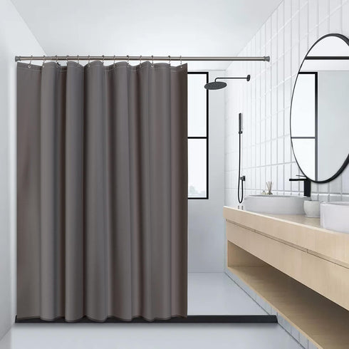 Shower Curtain Hooks Rings – TENOVEL Double Sided Rust Proof Hooks for Bathroom Shower Rods, Brushed Nickel, Set of 12