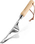 WORKPRO Weed Puller Tool, Heavy Duty Stainless Steel with Metal Leverage Base and V-Shaped Forks for Easy Weed Removal