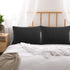 uxcell 2 Pack Pillow Cases - Soft 1800 Series Microfiber Zipper Pillowcases Set, Queen (20"x30"), Black