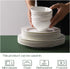DOWAN 10 OZ Off-White Small Dessert Bowls Set of 8 - 4.5" Ceramic Cereal Bowls for Soup, Rice, Ice Cream