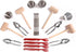 Artcome 22 Piece Seafood Tools Set for 4 People with 4 Lobster Crab Crackers, 4 Shellers, 6 Forks, 4 Cups, 4 Mallets