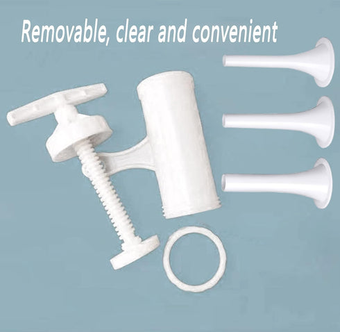 Awxevcik Food Grade Quality Manual Sausage Maker Sausage Stuffer Manual Plastic Meat Filler Funnel Tubes Sausage
