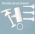 Awxevcik Food Grade Quality Manual Sausage Maker Sausage Stuffer Manual Plastic Meat Filler Funnel Tubes Sausage