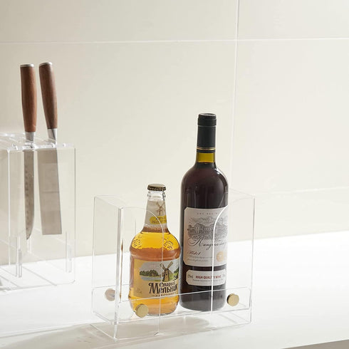 Countertop Paper Towel Dispenser Acrylic: Clear Paper Towel Holder Napkin Holder - Folded Guest Towel Storage