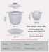 200ML Set 3 35ml Set Ti3124D iBasingo Titanium Gaiwan Kung Fu Teacup with Lid and Saucer Lightweight Portable Chinese