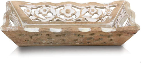 Gorgeous Birthday Housewarming Gift Ideas Handmade Decorative Designer Wood Serving Tray with