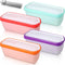 Nuenen 4 Pcs Reusable Ice Cream Containers with Lids and a Scoop