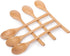 Wooden Spoons 6PCS, 9 Inch Long Handle Spoon for Eating, Mixing, Stirring, Japanese Style Home Kitchen Cooking