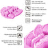 VEINARDYL 3 pcs Silicone Chocolate Molds, 24-Cavity Insect 3D Muffin Mould for Cake Candy Cupcake Soap