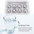 Stainless Steel Ice Spheres for Chilled Wine, Whiskey, and Fruit Drinks