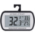 Refrigerator Thermometer, Digital Fridge Thermometer for Freezer with Magnetic Back, Easy to Read