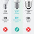 LED Microwave Light Bulbs Under Hood, 40W Equivalent E17 Dimmable Bulb for Range Hood, 2 Pack