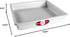 Fat Daddio's Anodized Aluminum Square Cake Pan, 12 x 2 Inch, Pack of 2