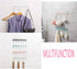 YYaaloa 2Pack Wall Hooks - Coat Hat Hook White Rack with 6 Hooks for Key Hanger and Clothes Holder