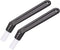 MECCANIXITY Coffee Machine Brush, 5.39" Length Black Nylon Head for Cleaning Espresso Machines, Pack of 2