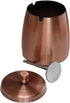 Cigarette & Cigar Smokers Waterproof Windproof Ashtray with Lid - Large Heavy Weighted Stainless Steel Tobacco Tray for