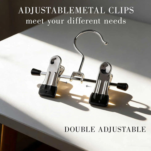 20pcs 6" Adjustable Shoe Rack Pet Baby Pants Folder Multi Functional Travel Portable Hat Heavy Duty Laundry Hooks Socks
