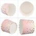 50 Pcs Colorful Greaseproof Paper Baking Cups, Large 5 Oz Cupcake Paper Liners for Wedding Party