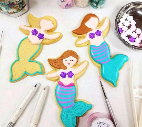 Mermaid Cookie Cutter, 4.5" - Made in USA by Ann Clark