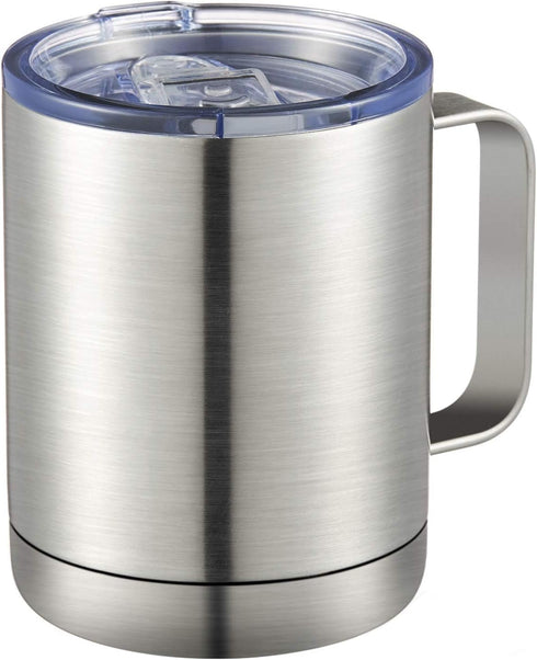 MEWAY 12oz Coffee Mug with Handle, Stainless Steel Insulated Travel Tumbler for Hot & Cold Drinks