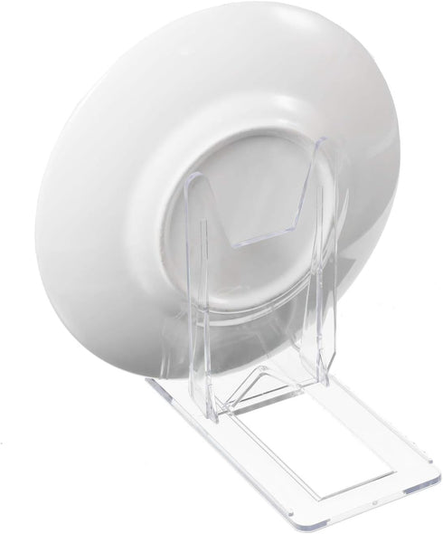 Zonon Acrylic Plate Stands, 20 Pieces, Clear Mini Easels for Displaying Pictures or Plates, Home Office Decoration