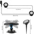 18 IP68 Pool(Set 2) RGB Underwater Pond Lights, Super Bright LED Submersible Fountain Lights Color Changing Spotlights