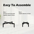 10"-16" 1 Pack) Heavy Duty Adjustable Metal Plant Stand for Plant Pot Indoor & Outdoor (Black