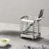 Kitchen Utensil Holder - Stainless Steel Sink Utensil Drying Caddy, Rust-Proof Cutlery Organizer for Kitchen Utensils
