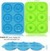 Walfos Silicone Donut Mold - Non-Stick Doughnut Pan Set, Heat Resistant, BPA FREE, Set of 2