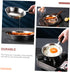Mini Pancake Frying Pan, Stainless Steel Saucepan, Portable Griddle Chef Pan, Multi-use Egg Pan
