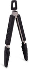 9-Inch Kitchen Tongs - Everyday Tong for Cooking, Dishwasher Safe, Stainless Steel + Soft Touch Rubber Handle