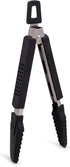 9-Inch Kitchen Tongs - Everyday Tong for Cooking, Dishwasher Safe, Stainless Steel + Soft Touch Rubber Handle