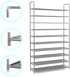 GREEF 10-Tier 50-Pair Closet, Classics Shoe Rack Organizer Sturdy Metal Storage Shelf for Bedroom, Entryway, Dorm Room