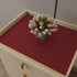 Zinkooat Mat,1.8mm Thick,15.75x23.6 Inch Red,15.75x23.6) Leather Desk Desk Cover,Nightstand Cover,Night Stand Cover