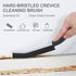 Hard Bristle Crevice Cleaning Brush, Gap Cleaning Brush, Small Cleaning Brush, Grout Brush, Kitchen Brush, Bathroom Crevice Brush for Toilet, Home, Bathtub, Sink, Household, Window - 3 Pcs by PESTON