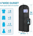 KIMBORA 54" Garment Bag for Travel, Gusseted Suit Bags for Men with Handles for Hanging Clothes Storage