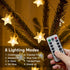 49.2ft 100 16ft 8 IP44 RaThun Warm White Star String Lights, LED with Extended Lead Wire & Remote, Modes, Waterproof