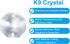 K9 2 60 Pack 20mm PATIKIL Crystal Octagon Beads Holes Pendants, Chandelier Prisms Parts Ornaments Hanging Beads for DIY