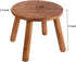zaowofires Stool10''H,Plant BathroomBedroomLivingroom 10inch) Round Solid Wooden Step Stool Garden Stool Wood Legs