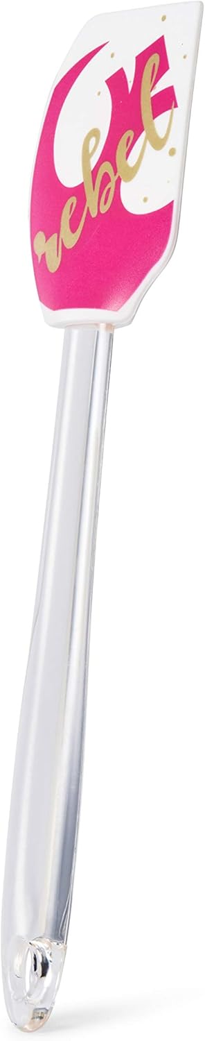 Star Wars 11-Inch Silicone Spatula - Cute Home Kitchen Baking Utensil - White & Pink Rebel Design