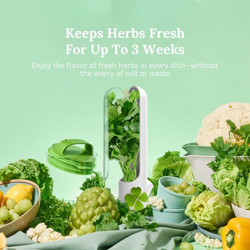 Prepara Mini Herb Keeper - White and Green