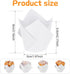 Jutom 200 Pack Tulip Cupcake Liners Paper Baking Cups Greaseproof Muffin Liners Grease Resistant Cupcake Wrappers for Weddings Birthday Cake Balls Muffins Candy Jelly Party(White) by Jutom
